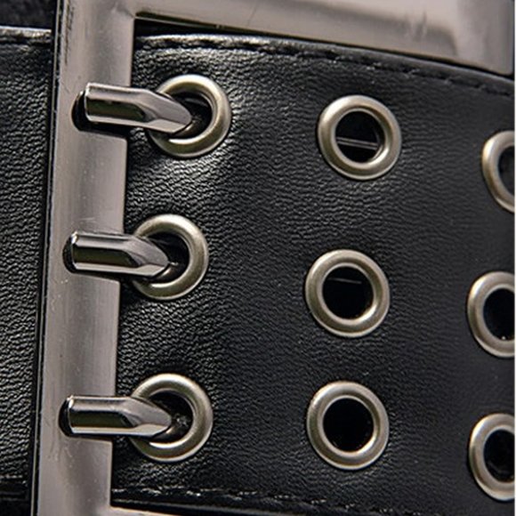 NEW DBDK Black Faux Suede Buckle Booties -Womens Size US 6, 6.5 & 9 Heels LAKE-1 - Picture 9 of 9